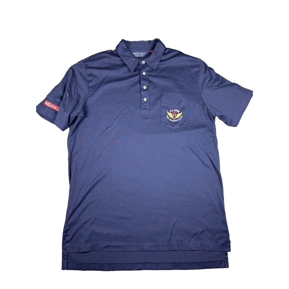 Polo Golf Ralph Lauren Olympic Club Polo Mens‎ L 2012 US Open Rare Pima Cotton